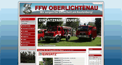 Desktop Screenshot of ffw-oberlichtenau.de